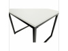KASTLER NEW 2, konferenční stolek - sada 2ks, černá / bílá
