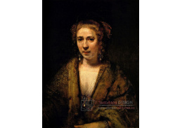 R4-96 Rembrandt - Portrét Hendrickje Stoffels