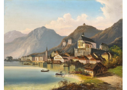 A-7031 Johann Joseph Jansen - Pohled na Hallstatt