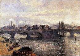 VCP-265 Camille Pissarro - Pont Corneille v Rouen, ráno