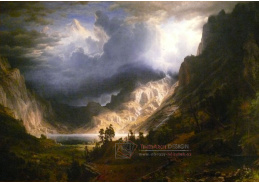 VSO 512 Albert Bierstadt - Bouře ve Skalistých horách