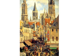 VCP-40 Camille Pissarro - Rue de Epiceire v Rouen