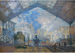 R8-126 Claude Monet - Nádraží v Saint-Lazare