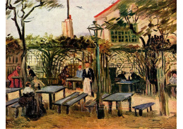 VR2-136 Vincent van Gogh - Zahradní restaurace La Guinguette na Montmartre