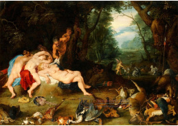 VRU185 Peter Paul Rubens a Jan Brueghel - Diana a nymfy v krajině