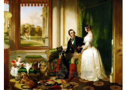 VANG300 Edwin Henry Landseer - Windsorský zámek v moderní době