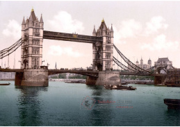 Fotochrom VF 202 Tower Bridge, Londýn