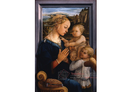 VSO 294 Filippo Lippi - Madonna a dítě se dvěma anděly