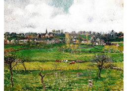 VCP-369 Camille Pissarro - Pohled na Bazincourt