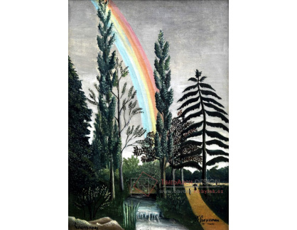 VF24 Henri Rousseau - Jezero Daumesnil za bouřky