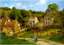 VCP-153 Camille Pissarro - L Hermitage v Pontoise