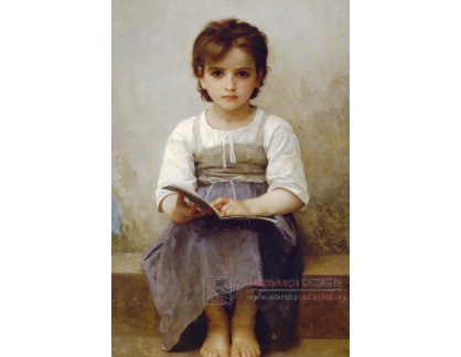 R15-82 Adolph William Bouguereau - Obtížné učení