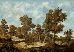 A-4273 Jan van Goyen - Lesní krajina s postavami