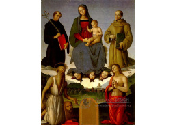 VSO148 Pietro Perugino - Madonna s dítětem a světci