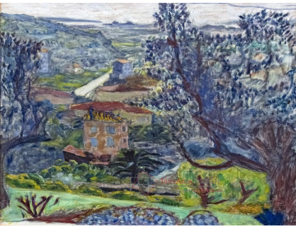 A-3728 Pierre Bonnard - Krajina v Canet