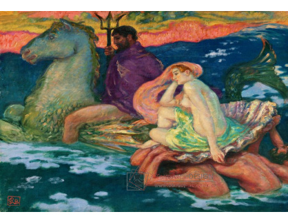 DDSO-4221 Rupert Bunny - Poseidon a Amphitrite