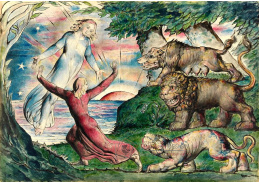 KO VI-484 William Blake - Dante běžící před šelmami