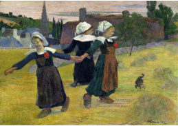 D-7538 Paul Gauguin - Bretonské tančící dívky