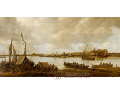 A-2597 Jan van Goyen - Pohled na Rýn poblíž Hoog