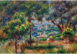 D-9977 Pierre-Auguste Renoir - Pohled na Cagnes z terasy domu