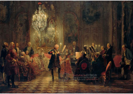 VSO 486 Adolph von Menzel - Flétna, koncert Fridricha Velikého v Sanssouci