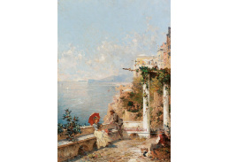 D-9075 Franz Richard Unterberger - Léto na pobřeží Amalfi