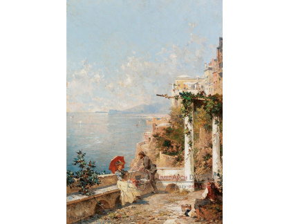 D-9075 Franz Richard Unterberger - Léto na pobřeží Amalfi