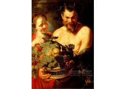 VRU124 Peter Paul Rubens - Faun a nymfa