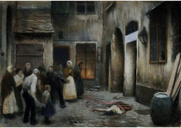 Jakub Schikaneder - Studie vraždy v domě