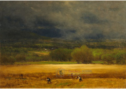 A-2110 George Inness - Pšeničné pole