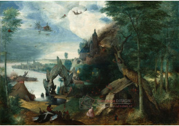 D-7577 Pieter Bruegel - Pokušení svatého Antonína