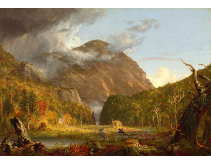 D-7655 Thomas Cole - Pohled na horský průsmyk