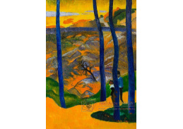 R9-35 Paul Gauguin - Modré stromy