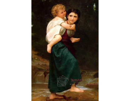 R15-38 Adolph William Bouguereau - Přeprava přes řeku