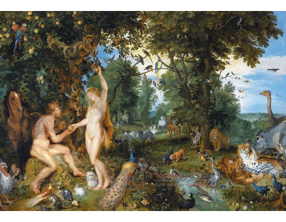 BRG-16 Jan Brueghel - Adam a Eva v rajské zahradě