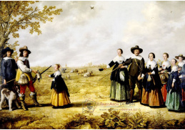 DDSO-3105 Aelbert Cuyp - Portrét rodiny v krajině