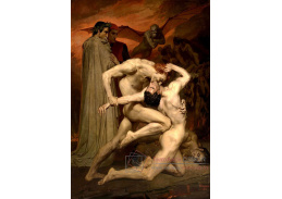 R15-53 Adolph William Bouguereau - Dante a Virgil v pekle