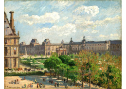 VCP-365 Camille Pissarro - Place du Carrousel v Paříži