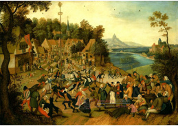 BRG-201 Pieter Brueghel - Svátek na svatého Jiří s tancem kolem májky