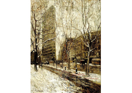 XV-516 Ernest Lawson - Flatiron Building v New Yorku