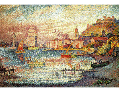 KO IV-317 Paul Signac - Přístav v Saint Tropez