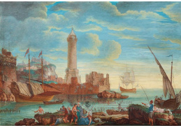 SO VIII-305 Claude Joseph Vernet - Pobřeží s majákem