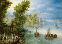 D-7318 Jan Brueghel - Říční krajina