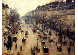 VCP-313 Camille Pissarro - Boulevard Montmartre v zimní ráno