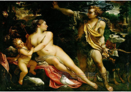 SO XIV-426 Annibale Carracci - Venuše, Adonis a Amor