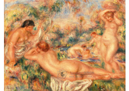 D-6841 Pierre-Auguste Renoir - Koupajícící se skupina žen