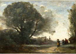 D-7350 Jean-Baptiste-Camille Corot - Suvenýr z Terraciny