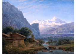 DDSO-1422 Karl Friedrich Schinkel - Výhled na Mont Blanc