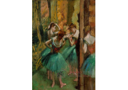 KO V-414 Edgar Degas - Růžové a zelené tanečnice