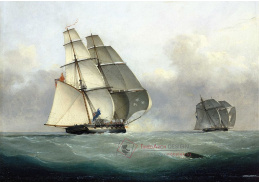 A-3088 Nicolas Matthew Condy - Zajetí otrokáře Gabriela HMS Acorn 6 července 1841